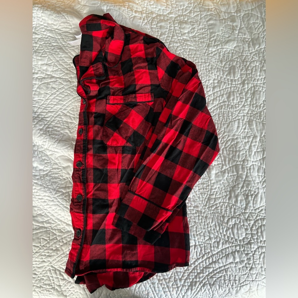 Wondershop red checkered pajamas